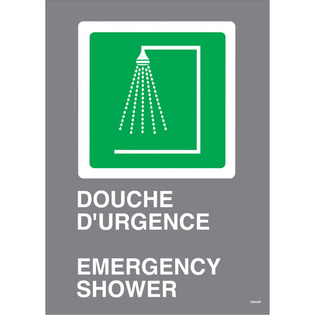 Douche d'urgence / Emergency Shower CSA Standard Safety Sign - SAI722