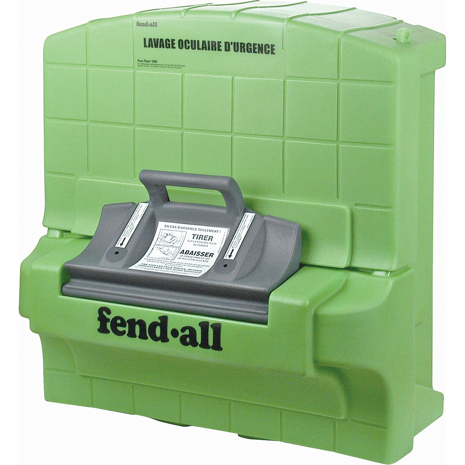 French Instructions for Fendall Pure Flow 1000® Eyewash Station - SAJ678