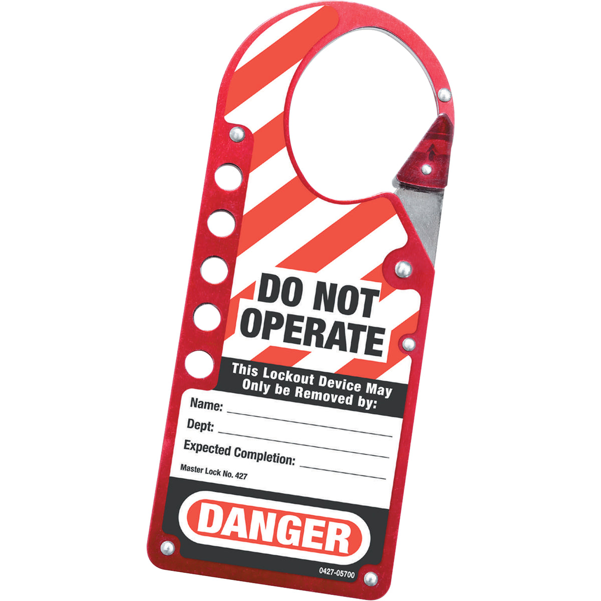 Labeled Snap-on Hasps - SAL541