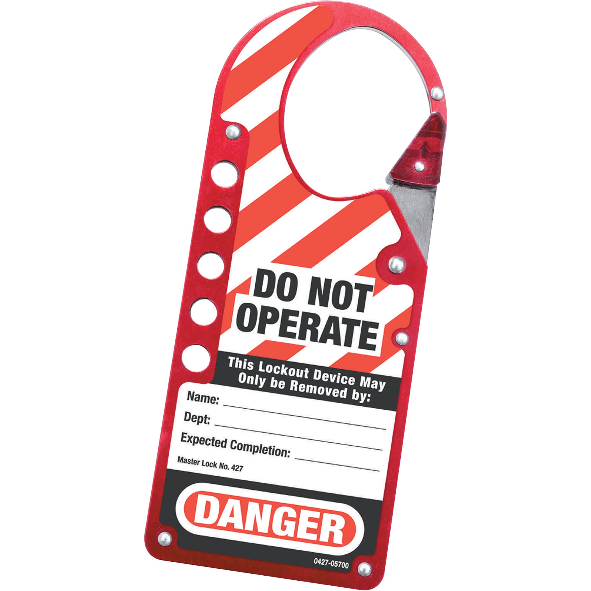 Labeled Snap-on Hasps - SAL541