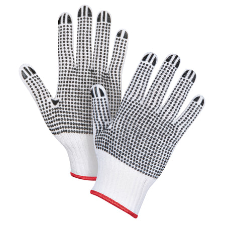 Double-Sided Dotted String Knit Gloves - SAN493