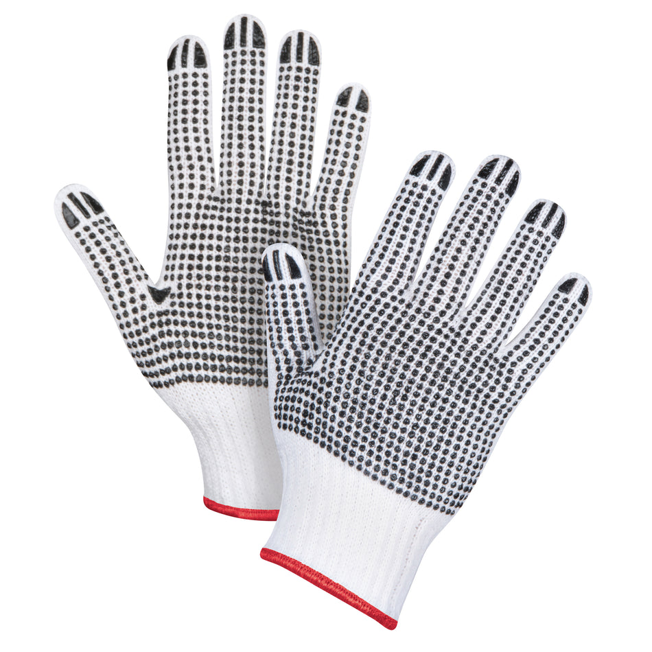 Double-Sided Dotted String Knit Gloves - SAN493