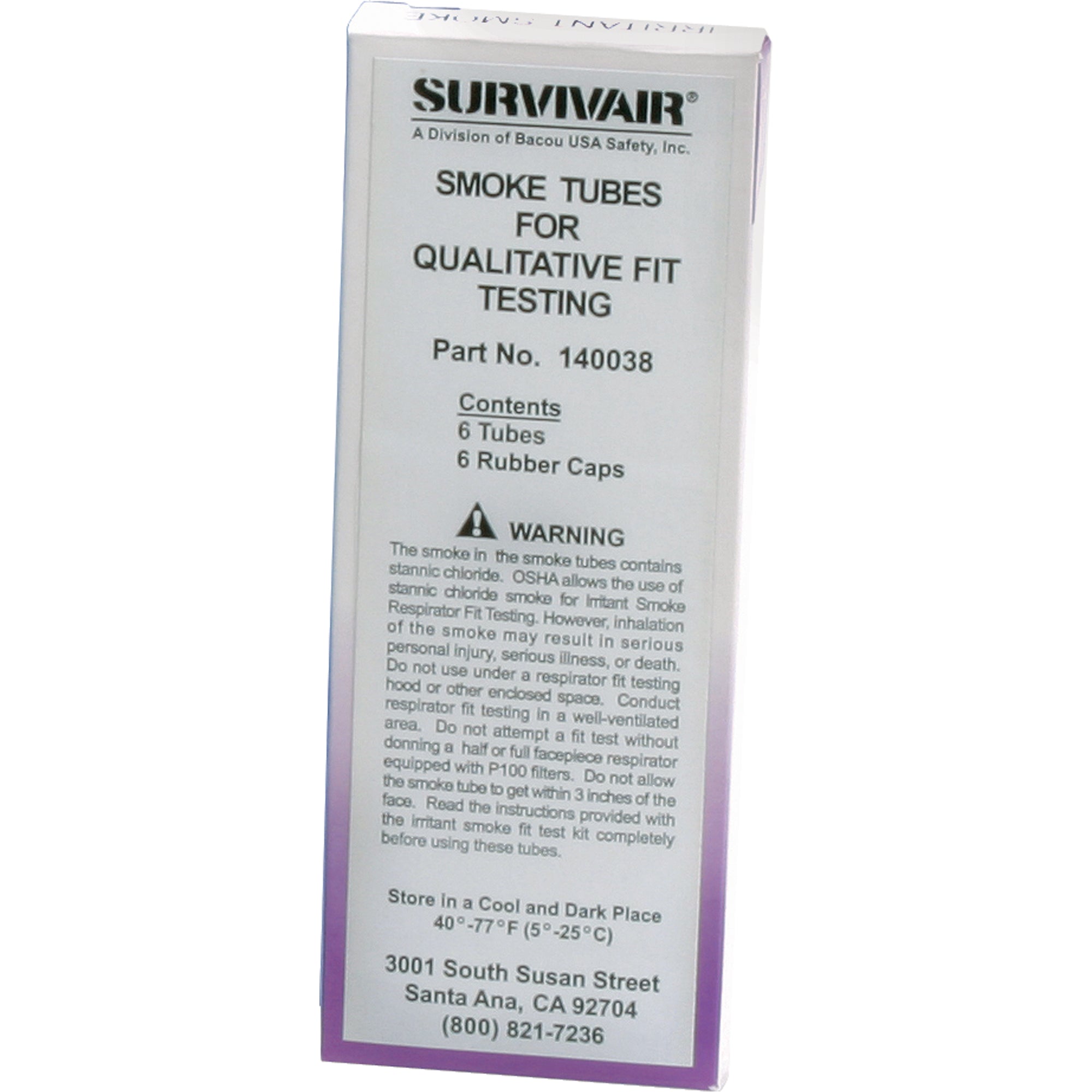 Fit Test Kits - Replacement Tubes - SAQ164