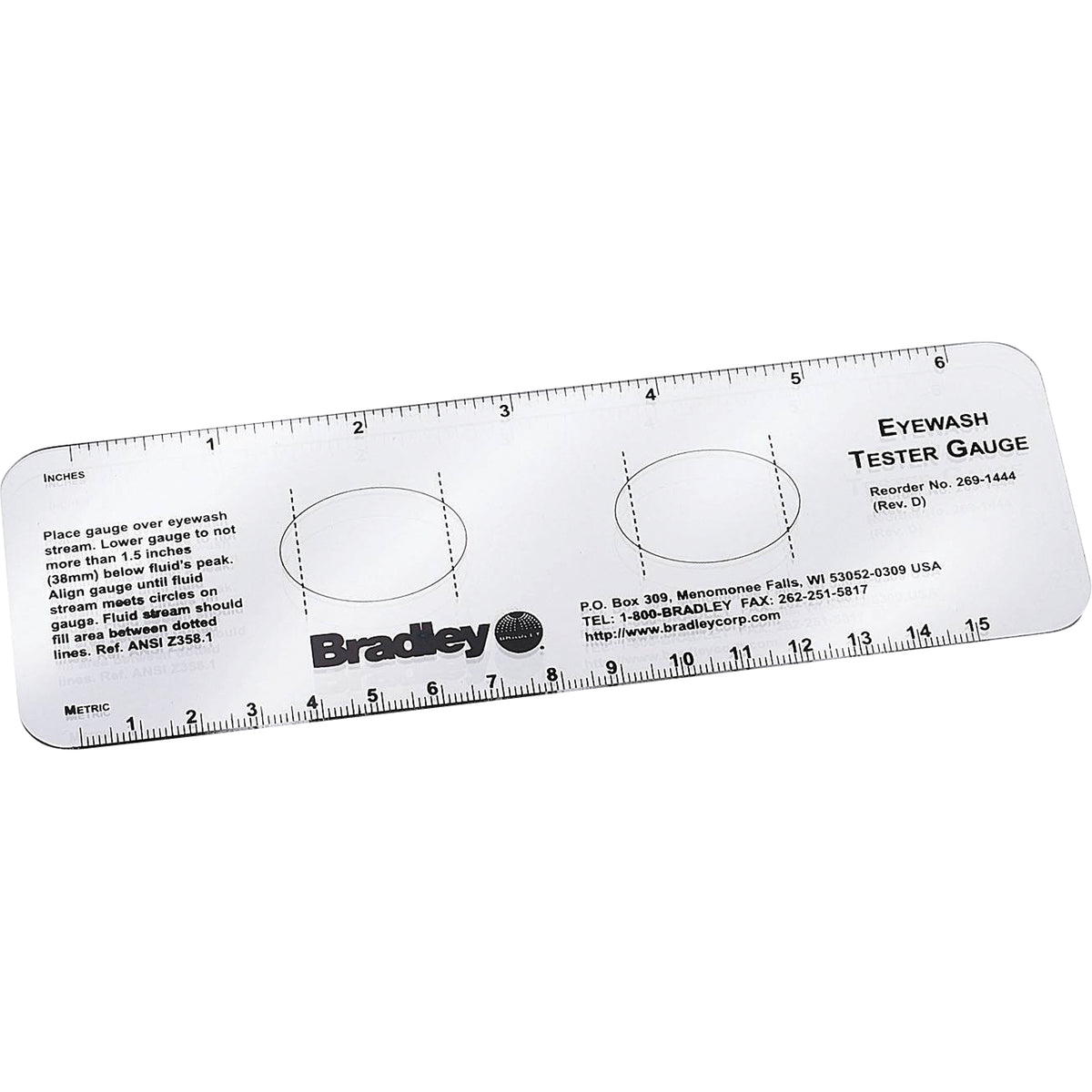Eyewash Test Gauges - SAQ294