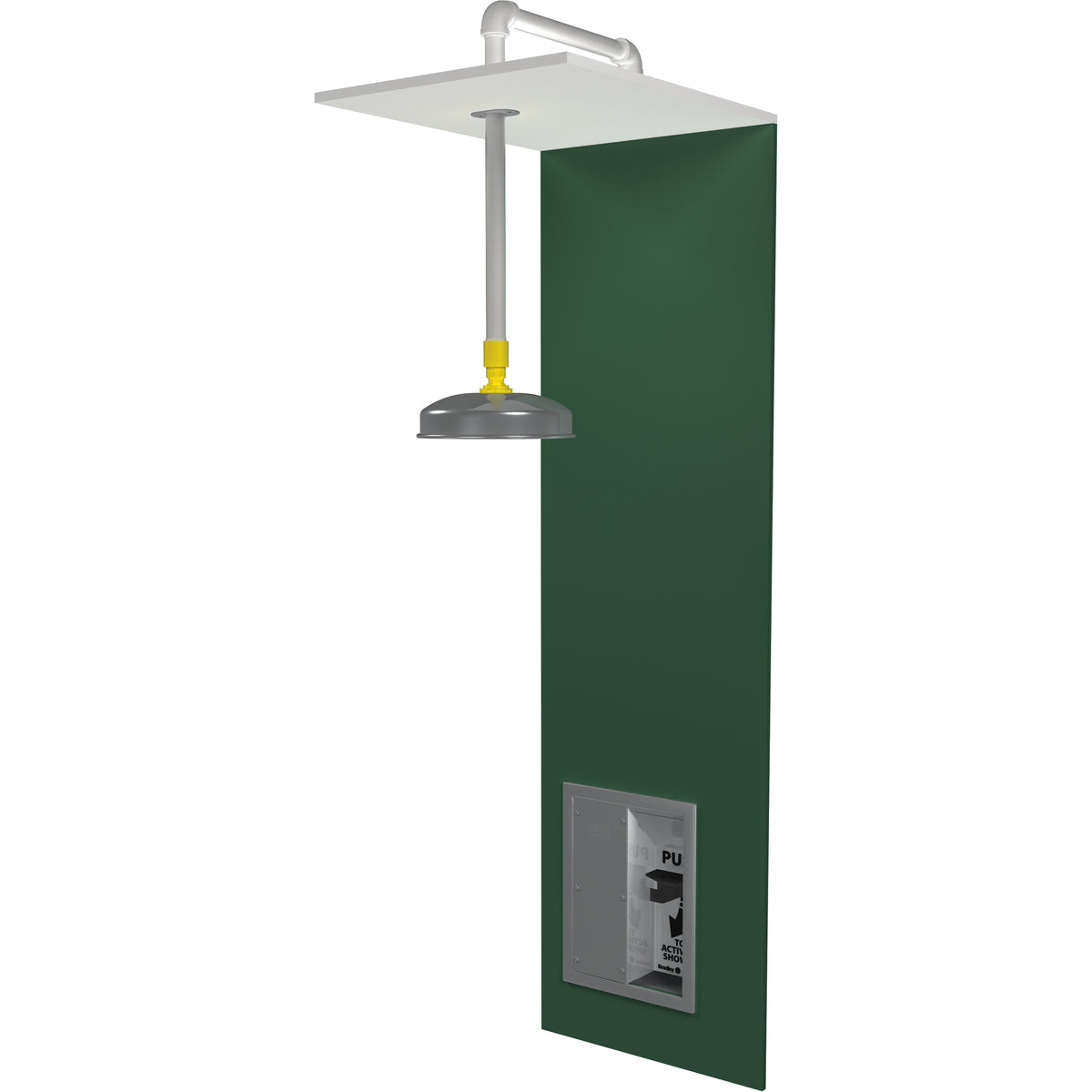 Barrier Free Recess-Mounted Emergency Shower Stations - SAR321