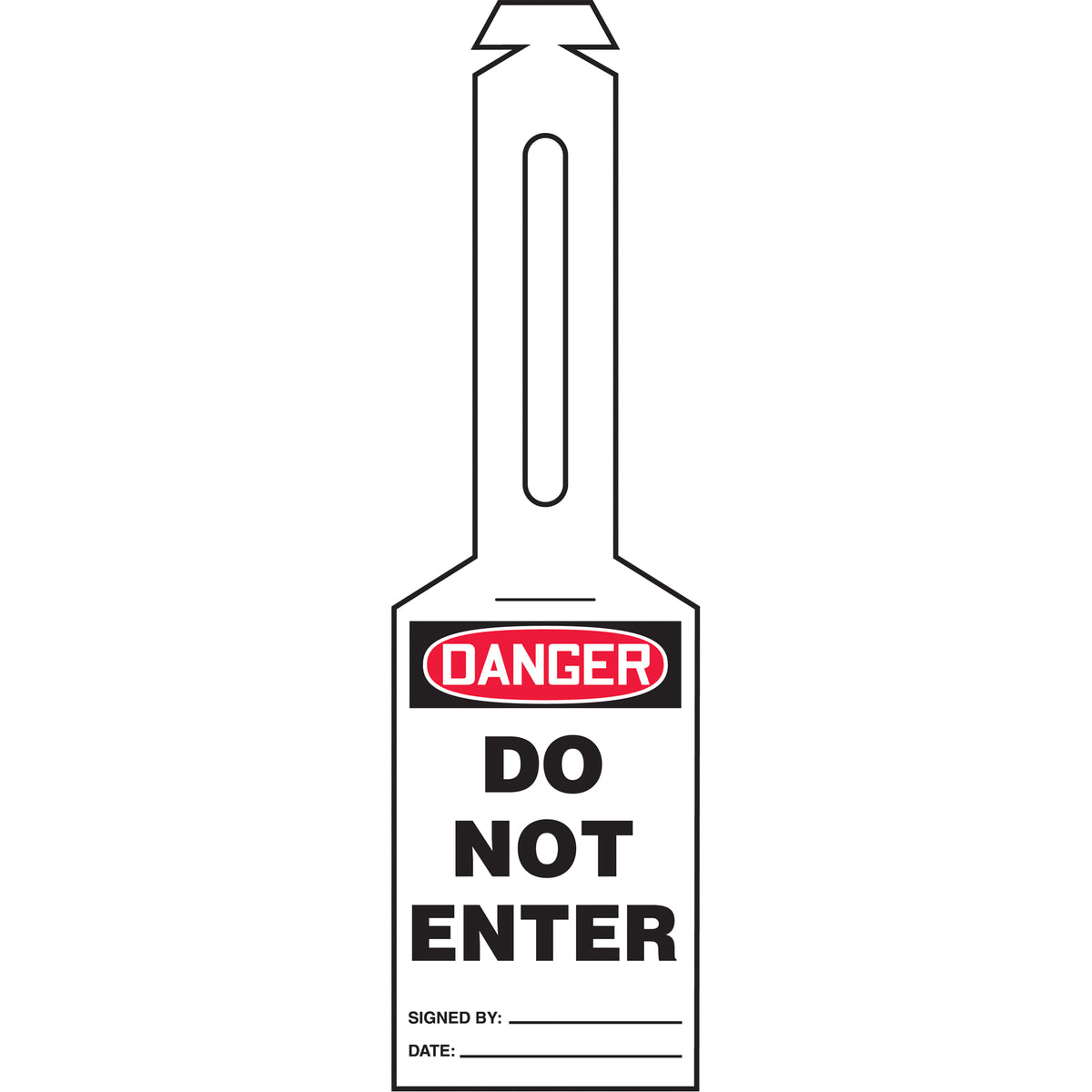 Loop 'N Strap™ Safety Tag - SAS435