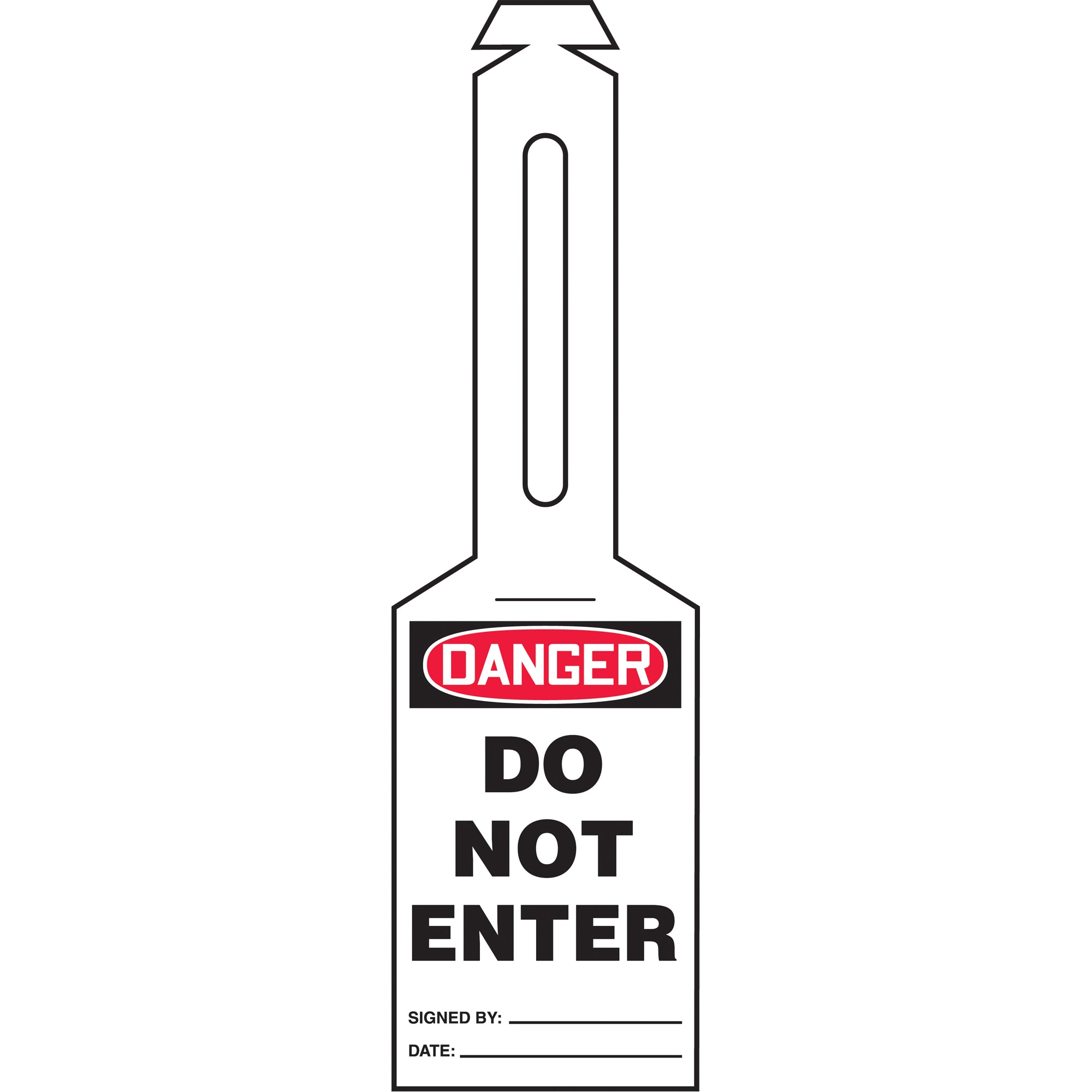 Loop 'N Strap™ Safety Tag - SAS435