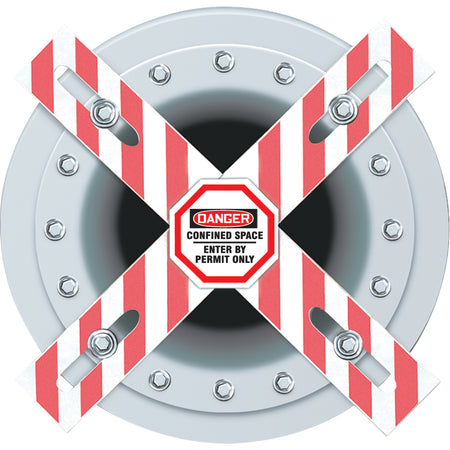 Danger Man-Way Cross™ Barrier - SAS576