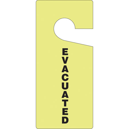 ""Evacuated"" Door Hangers - SAS772