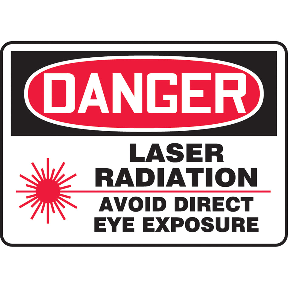 ""Laser Radiation"" Sign - SAS828