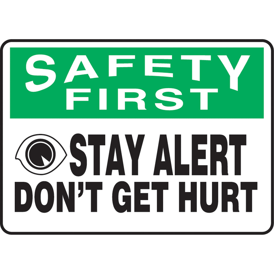 ""Stay Alert"" Sign - SAS893