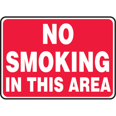 ""No Smoking In This Area"" Sign - SAT002