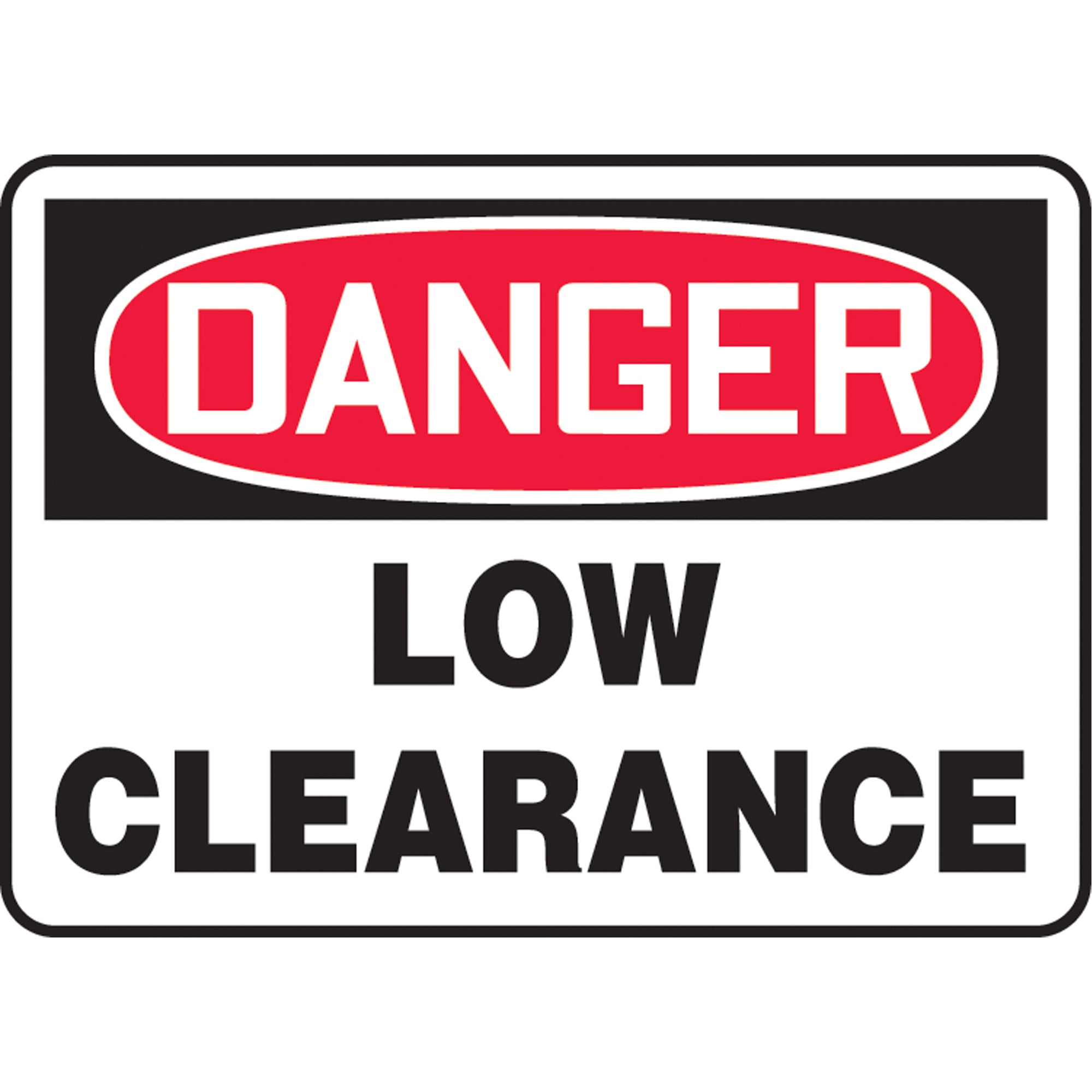 ""Low Clearance"" Sign - SAT056