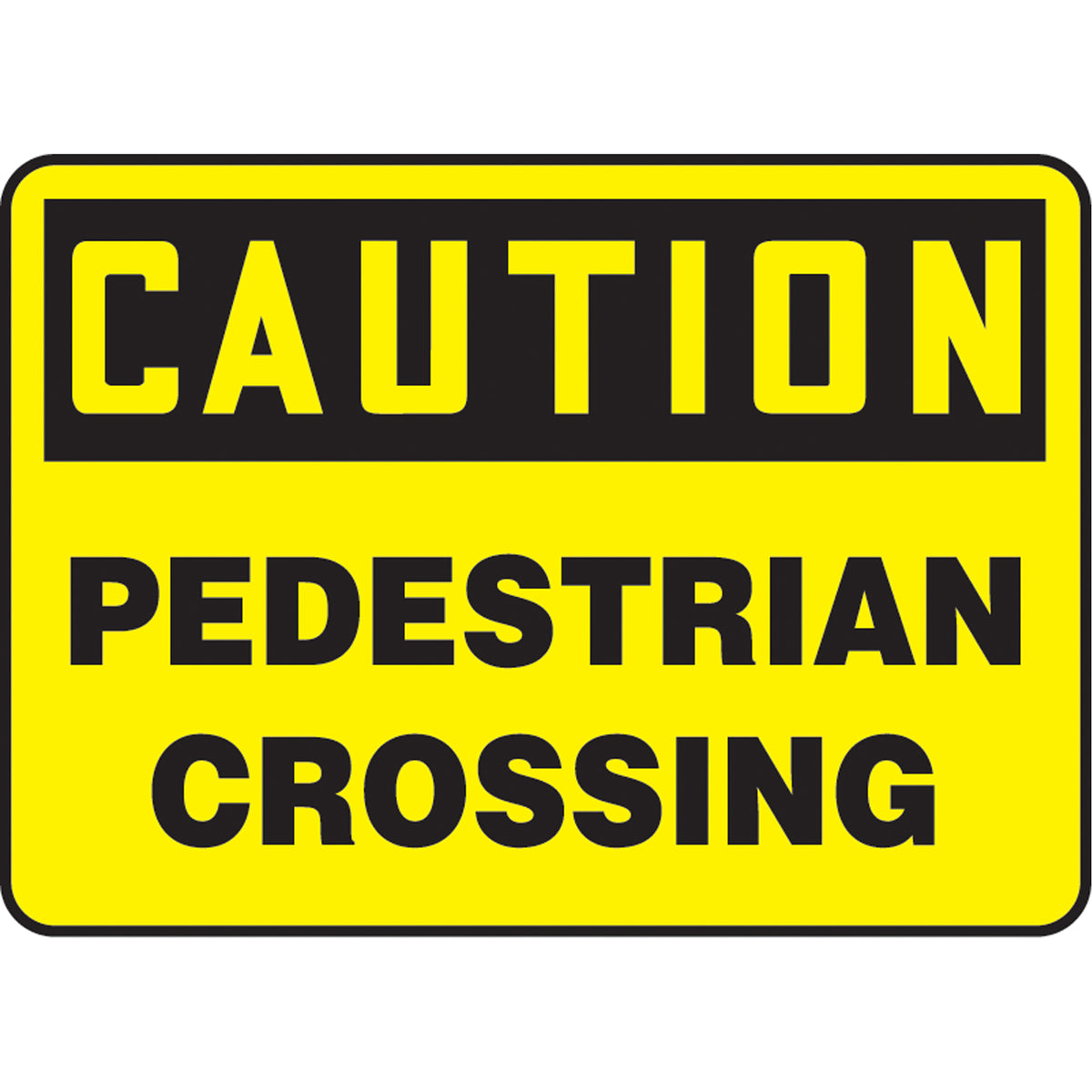 ""Pedestrian Crossing"" Sign - SAT104