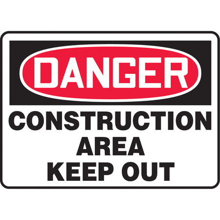 ""Construction Area Keep Out"" Sign - SAT166