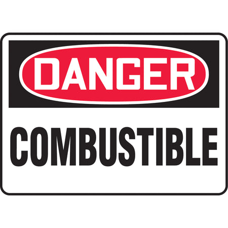 ""Combustible"" Sign - SAT215