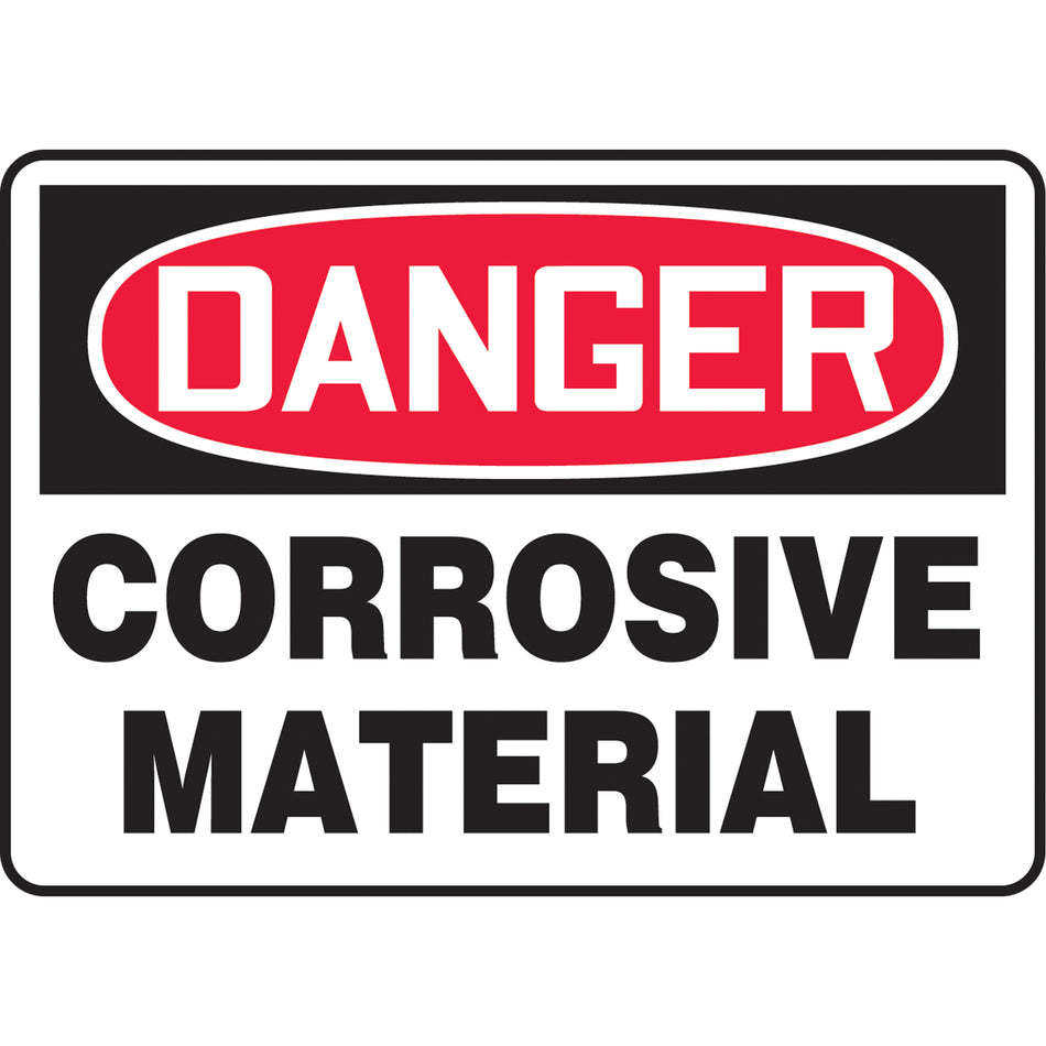 ""Corrosive Material"" Sign - SAT227
