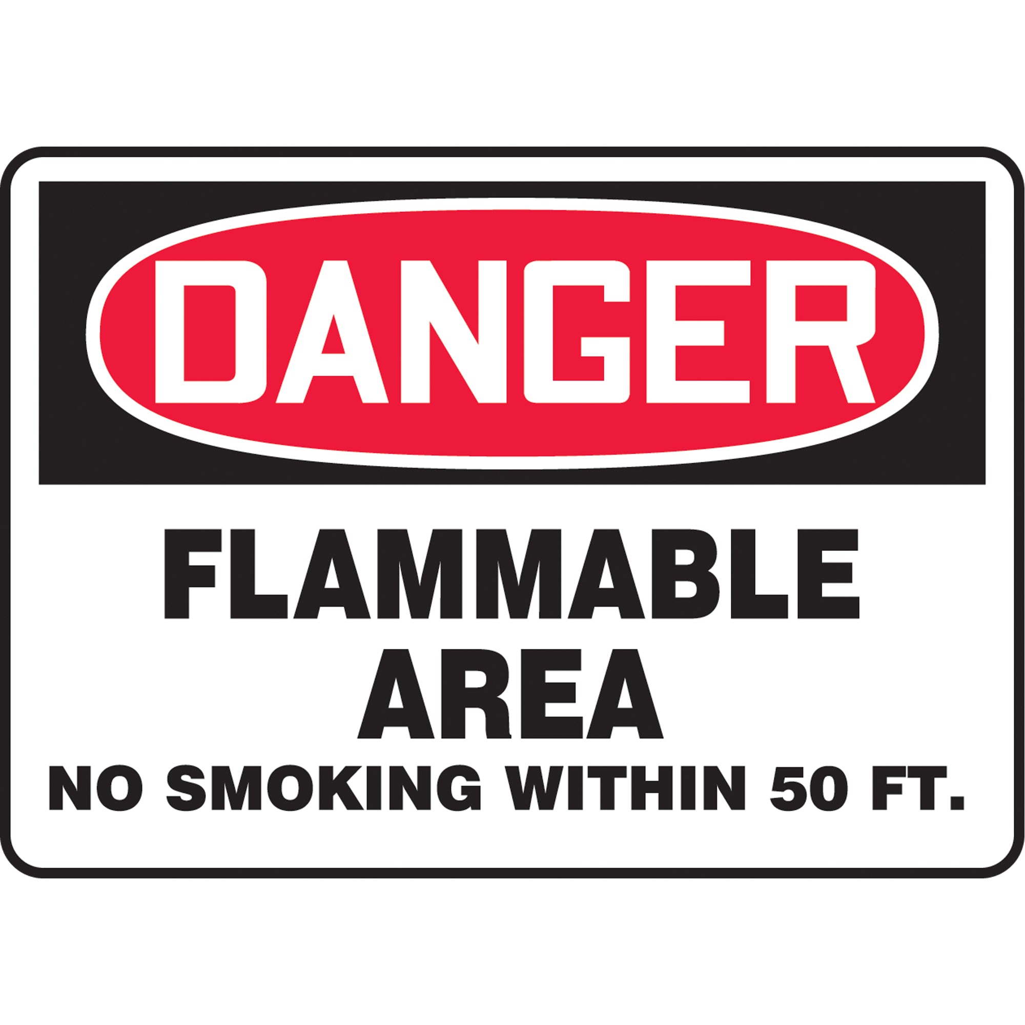 ""Flammable Area"" Sign - SAT251