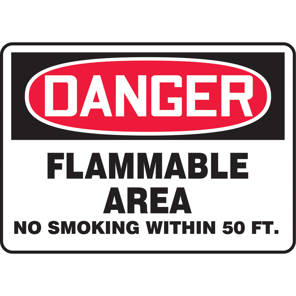 ""Flammable Area"" Sign - SAT251