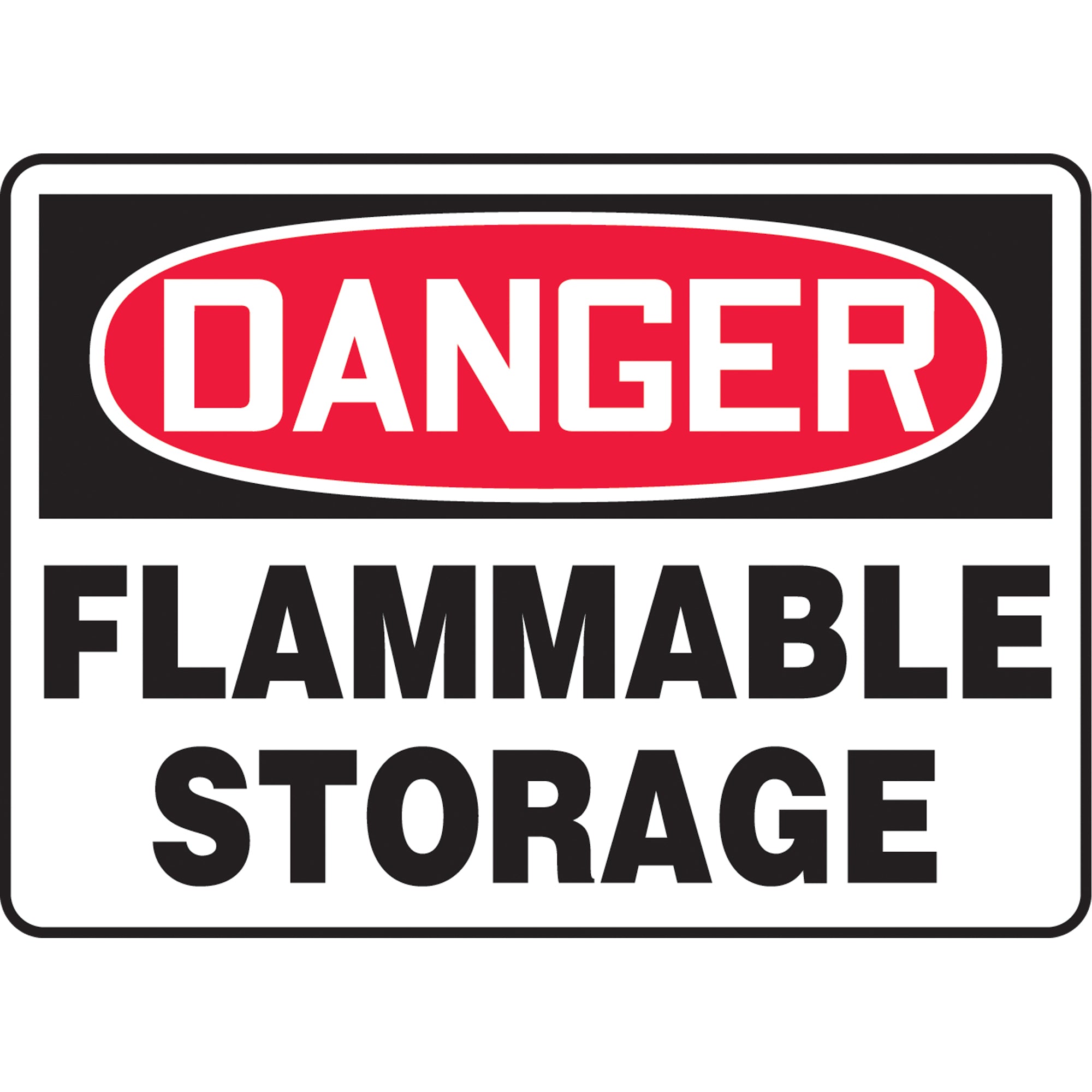 ""Flammable Storage"" Sign - SAT287