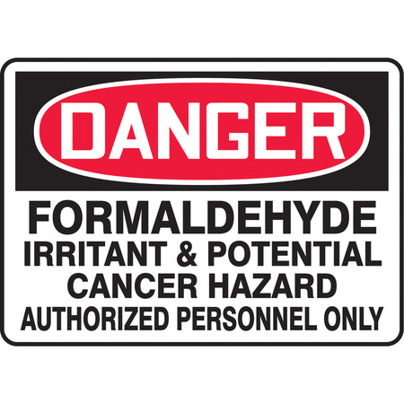 ""Formaldehyde"" Sign - SAT299