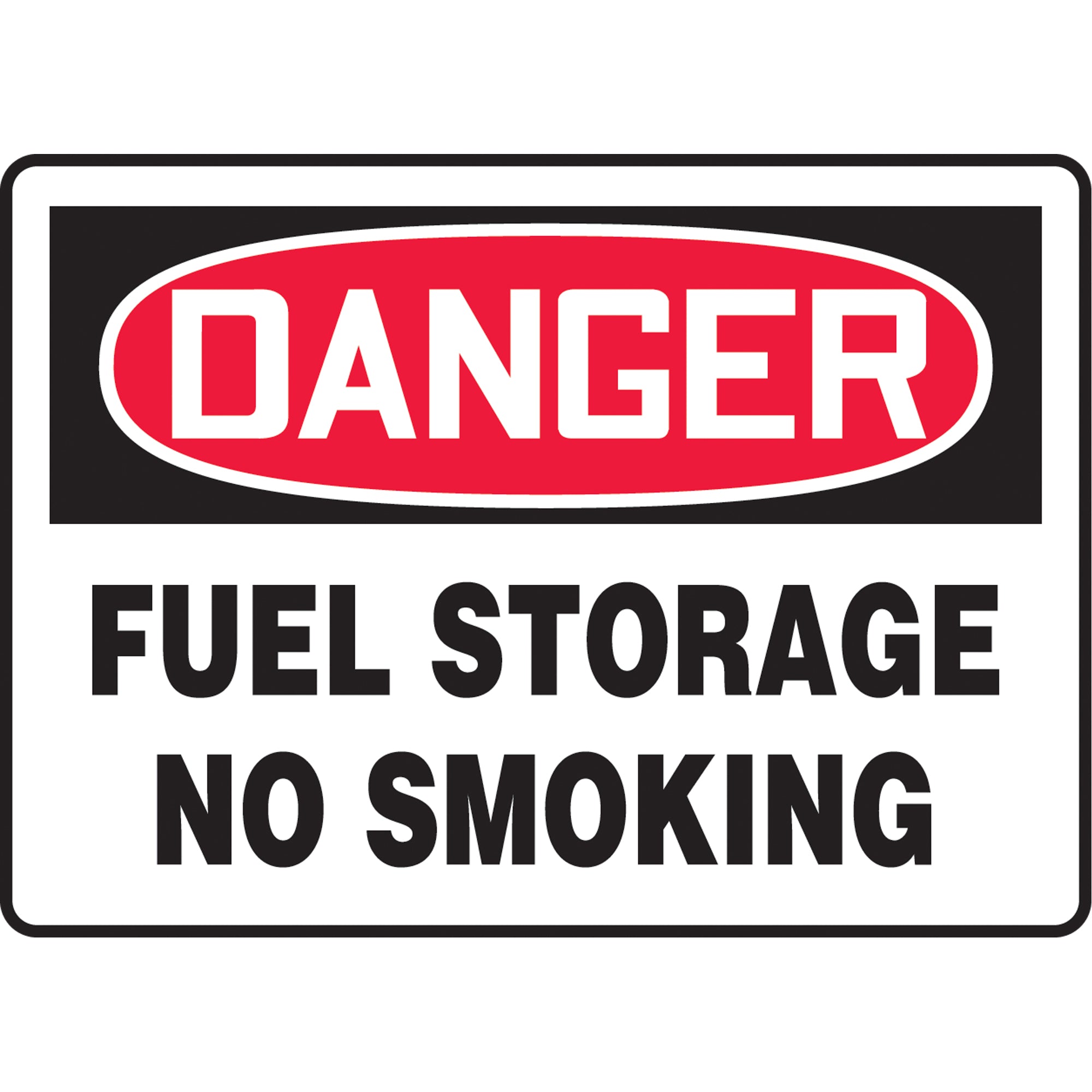 ""Fuel Storage"" Sign - SAT305