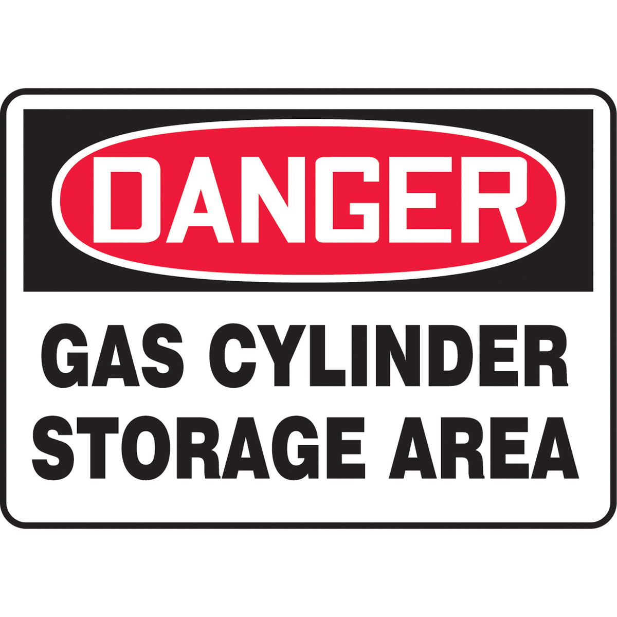 ""Gas Cylinder Storage Area"" Sign - SAT311
