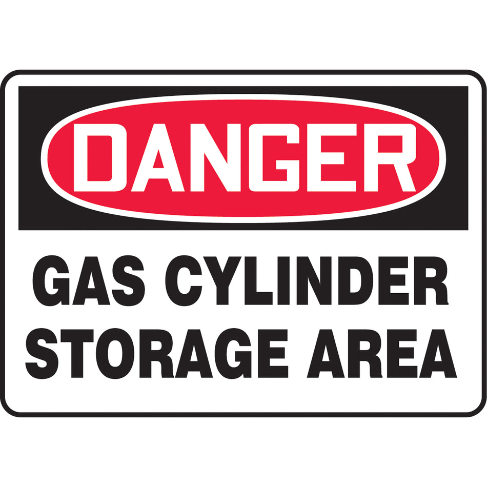 ""Gas Cylinder Storage Area"" Sign - SAT311