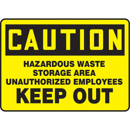 ""Hazardous Waste Storage Area"" Sign - SAT419