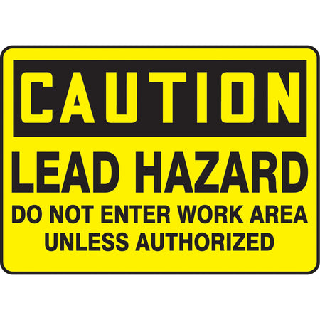 ""Lead Hazard"" Sign - SAT431