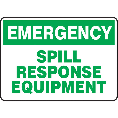 ""Spill Response Equipment"" Sign - SAT456