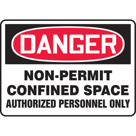 ""Non-Permit Confined Space"" Sign - SAT585