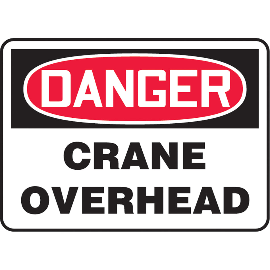 ""Crane Overhead"" Sign - SAT593