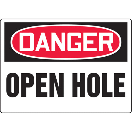 ""Open Hole"" Sign - SAT616