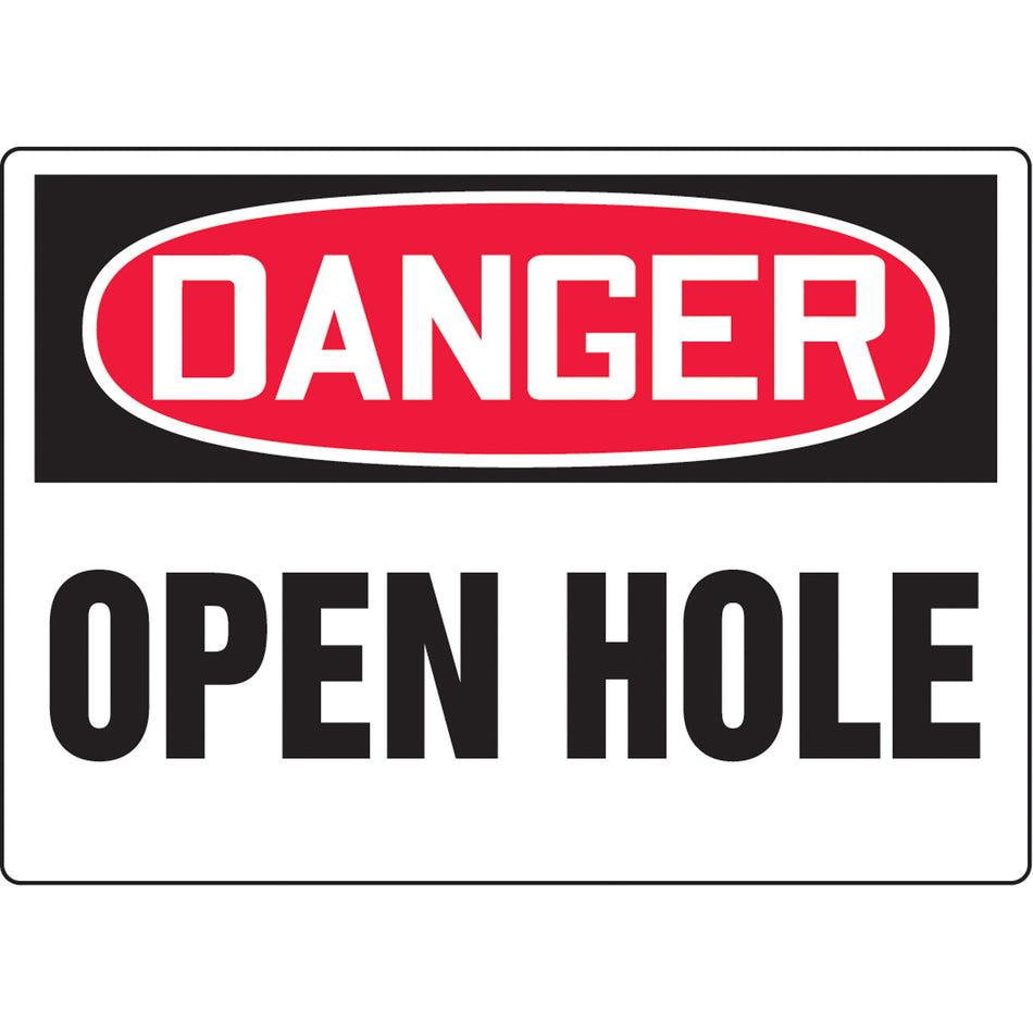 ""Open Hole"" Sign - SAT616