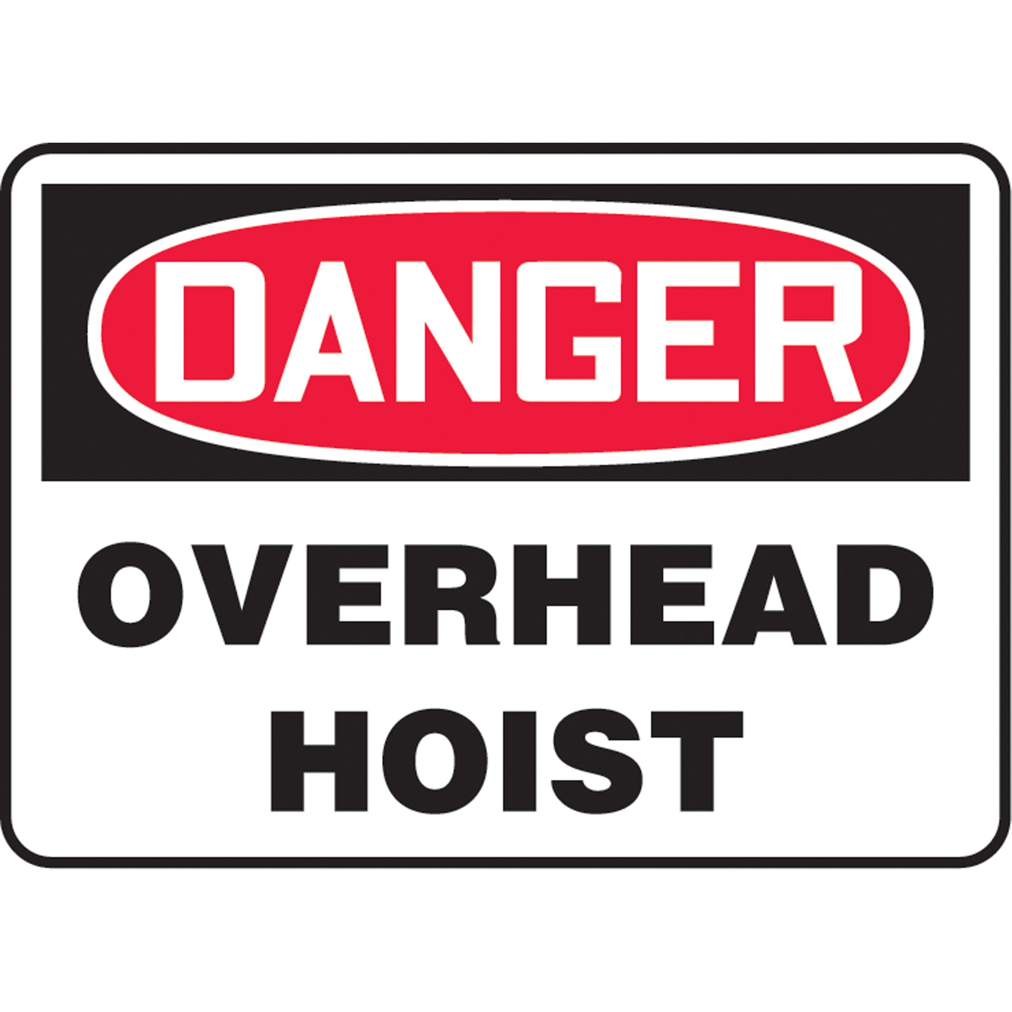 ""Overhead Hoist"" Sign - SAT627