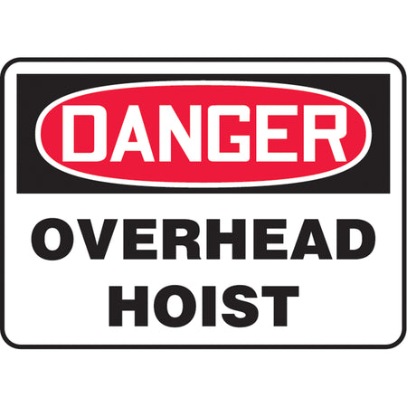 ""Overhead Hoist"" Sign - SAT627