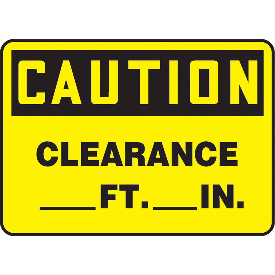 Customizable ""Clearance"" Sign - SAT742