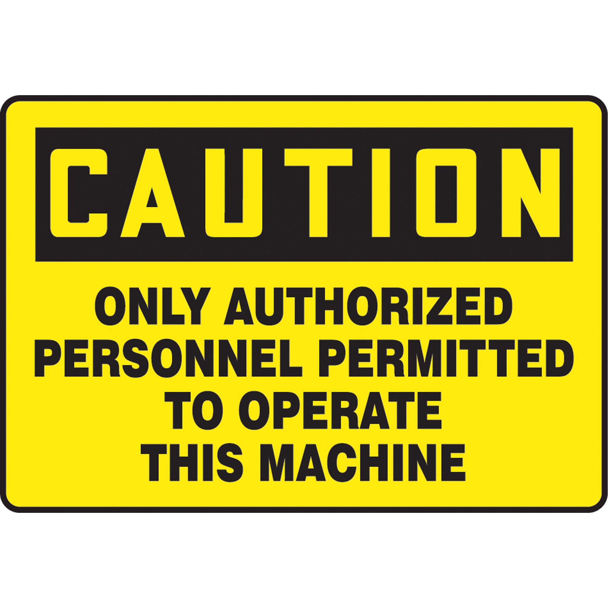 ""Authorized Personnel"" Sign - SAT766