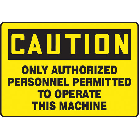 ""Authorized Personnel"" Sign - SAT766