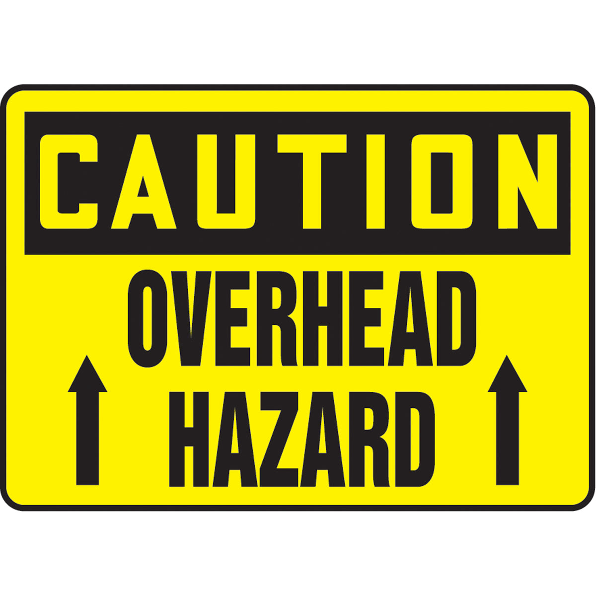 ""Overhead Hazard"" Sign - SAT772