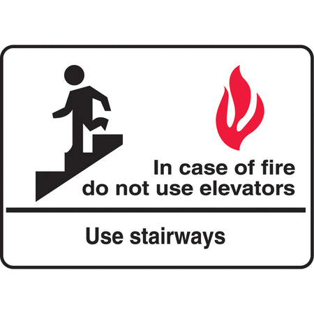 ""In Case of Fire"" Sign - SAU111