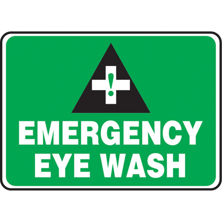 ""Emergency Eye Wash"" Sign - SAU187