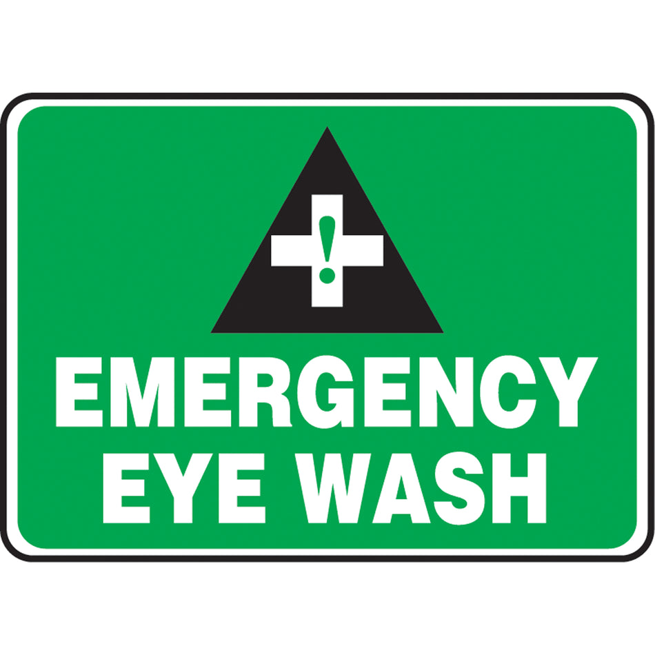 ""Emergency Eye Wash"" Sign - SAU187