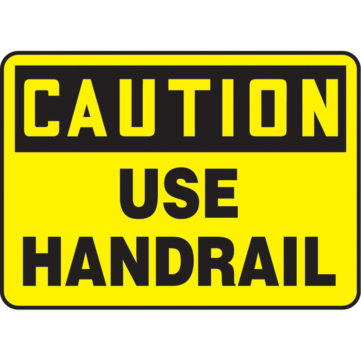 ""Use Handrail"" Sign - SAU248