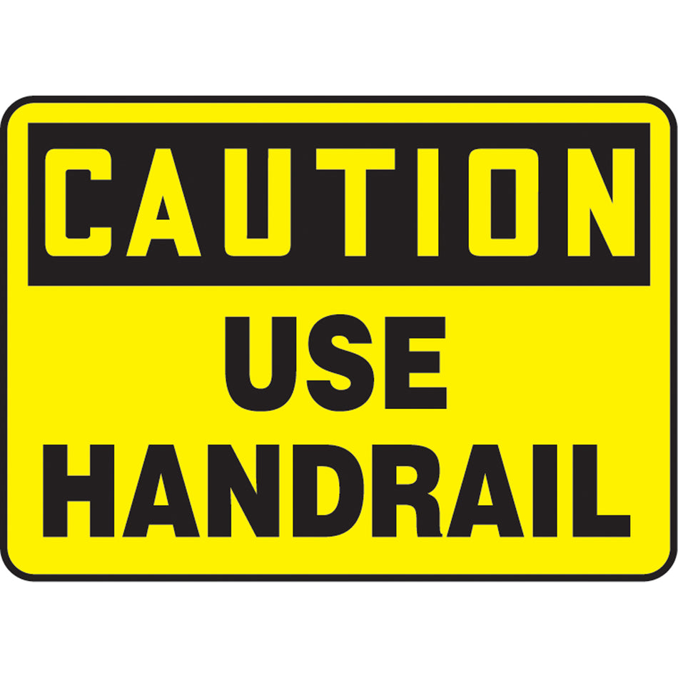 ""Use Handrail"" Sign - SAU248