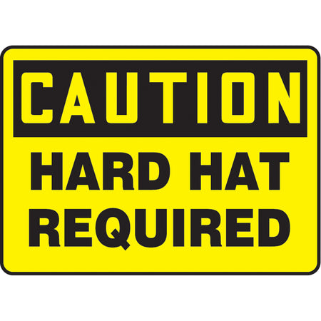 ""Hard Hat Required"" Sign - SAU494