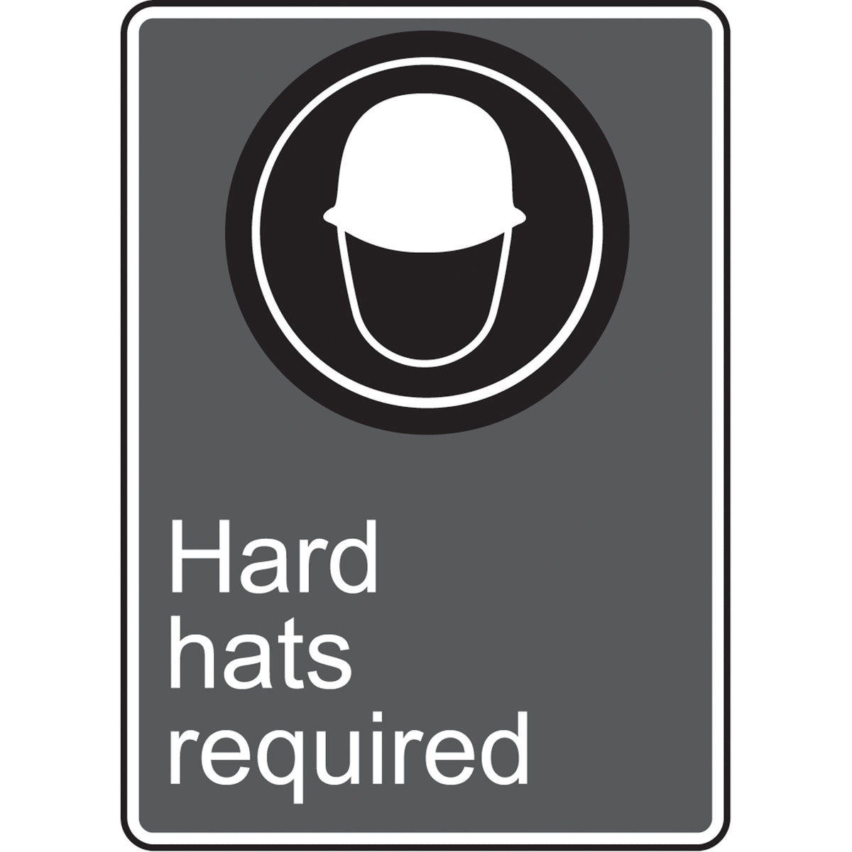 Hard Hats Required CSA Standard Safety Sign - SAU914