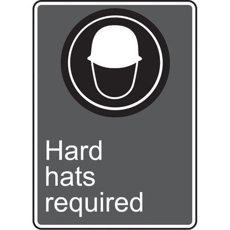 Hard Hats Required CSA Standard Safety Sign - SAU914