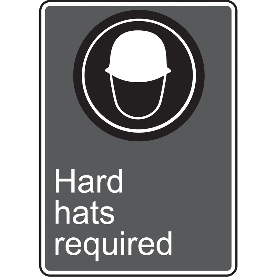 Hard Hats Required CSA Standard Safety Sign - SAU914